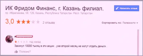 Фридом Холдинг Корп средства валютным трейдерам не обратно не выводит - МОШЕННИКИ !!!