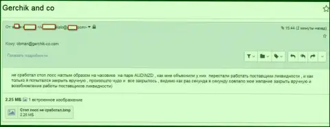 Заявление на GerchikCo Com - еще один пострадавший от действий кидал из бывшего Британского Гондураса - это SCAM !!!