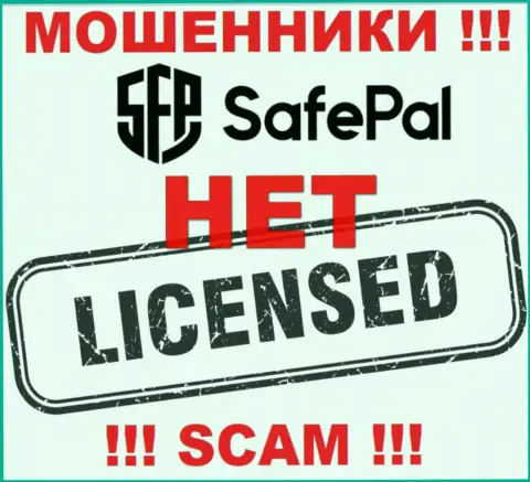 Инфы о лицензии на осуществление деятельности Safe Pal у них на официальном интернет-портале не предоставлено - это РАЗВОДНЯК !