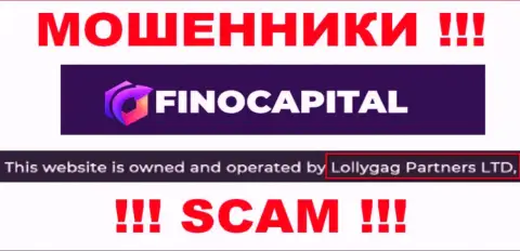 Инфа об юридическом лице FinoCapital, ими оказалась компания Lollygag Partners LTD