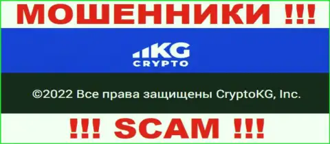 CryptoKG, Inc - юр лицо мошенников контора CryptoKG, Inc