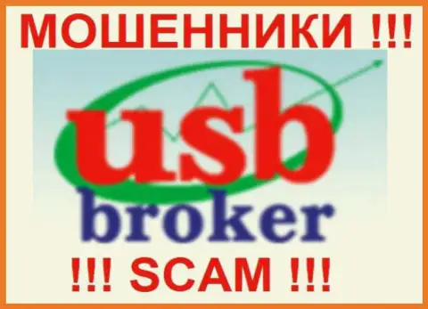 Логотип мошеннической Forex конторы Ю.С.Б. Брокер