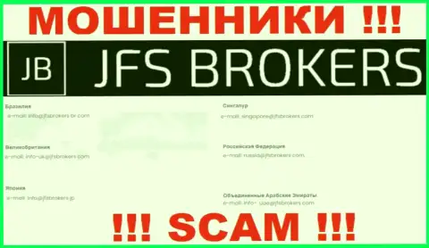 На веб-ресурсе ДжиФСБрокер, в контактах, представлен адрес электронной почты данных интернет мошенников, не советуем писать, лишат денег