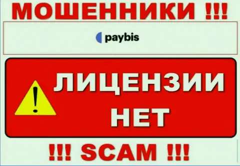 Информации о лицензии PayBis Com у них на официальном сайте не предоставлено - это РАЗВОДИЛОВО !