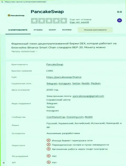 Чем чревато совместное сотрудничество с ПанкэйкСвоп Финанс ??? Обзорная публикация о internet-махинаторе