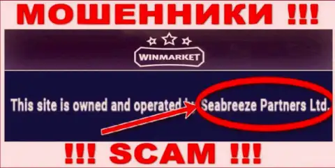 Остерегайтесь лохотронщиков Win Market - присутствие информации о юридическом лице Seabreeze Partners Ltd не делает их надежными