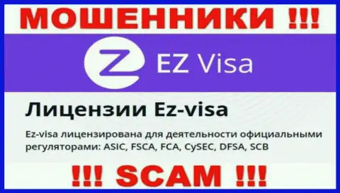 Незаконно действующая организация EZVisa контролируется обманщиками - SCB