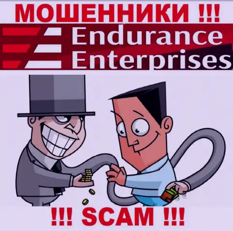 Прибыли с брокером Endurance Enterprises Вы не получите - слишком опасно вводить дополнительно финансовые средства