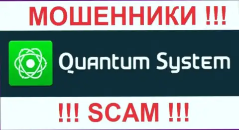 Логотип жульнической Forex брокерской конторы Quantum System