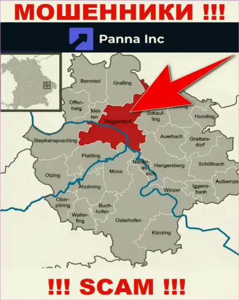 Panna Inc намерены не распространяться о своем реальном адресе регистрации