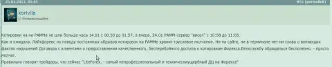 Лайт Форекс совсем несерьезный и технически слабый forex дилер - отзыв из первых рук клиента