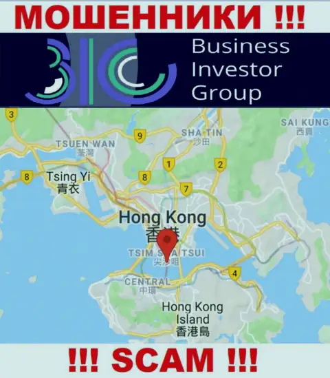 Оффшорное место регистрации БизнесИнвестор Групп - на территории Hong Kong