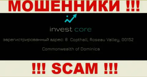 ИнвестКор - это ворюги !!! Скрылись в офшоре по адресу - 8 Copthall, Roseau Valley, 00152 Commonwealth of Dominica и выманивают вклады людей