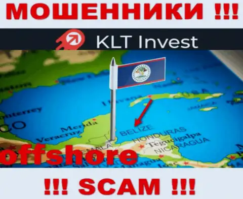 KLT Invest безнаказанно грабят, поскольку разместились на территории - Belize